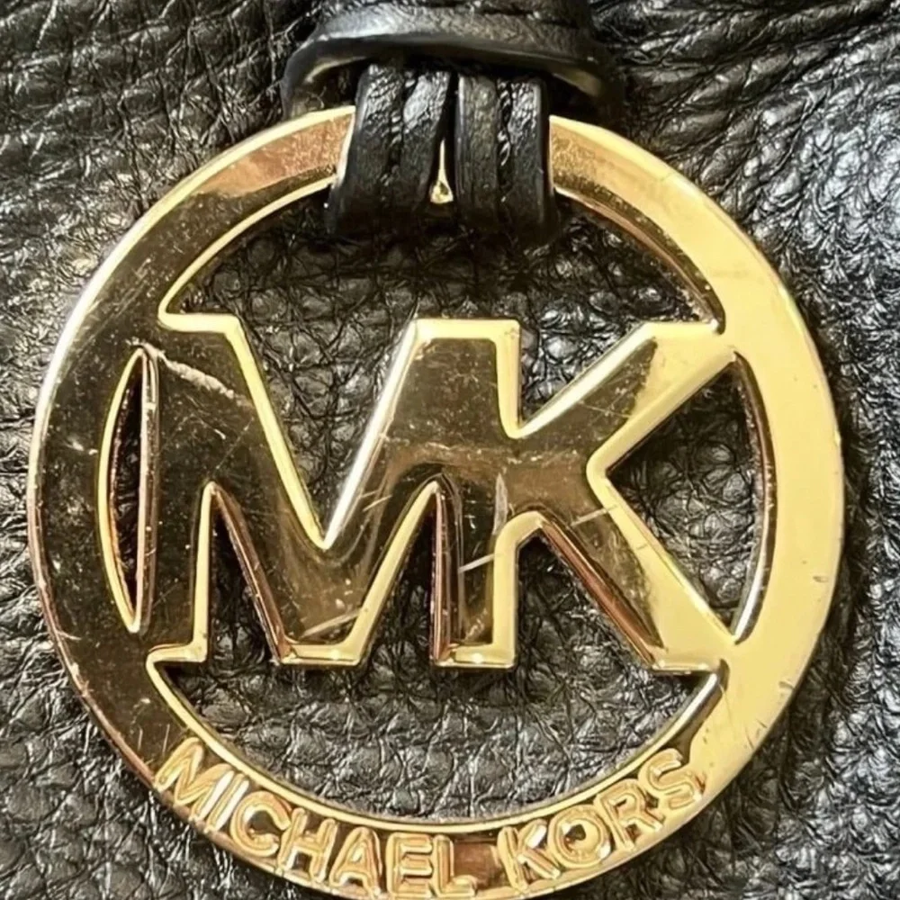 Michael Kors Black Leather Satchel - Picture 6 of 7